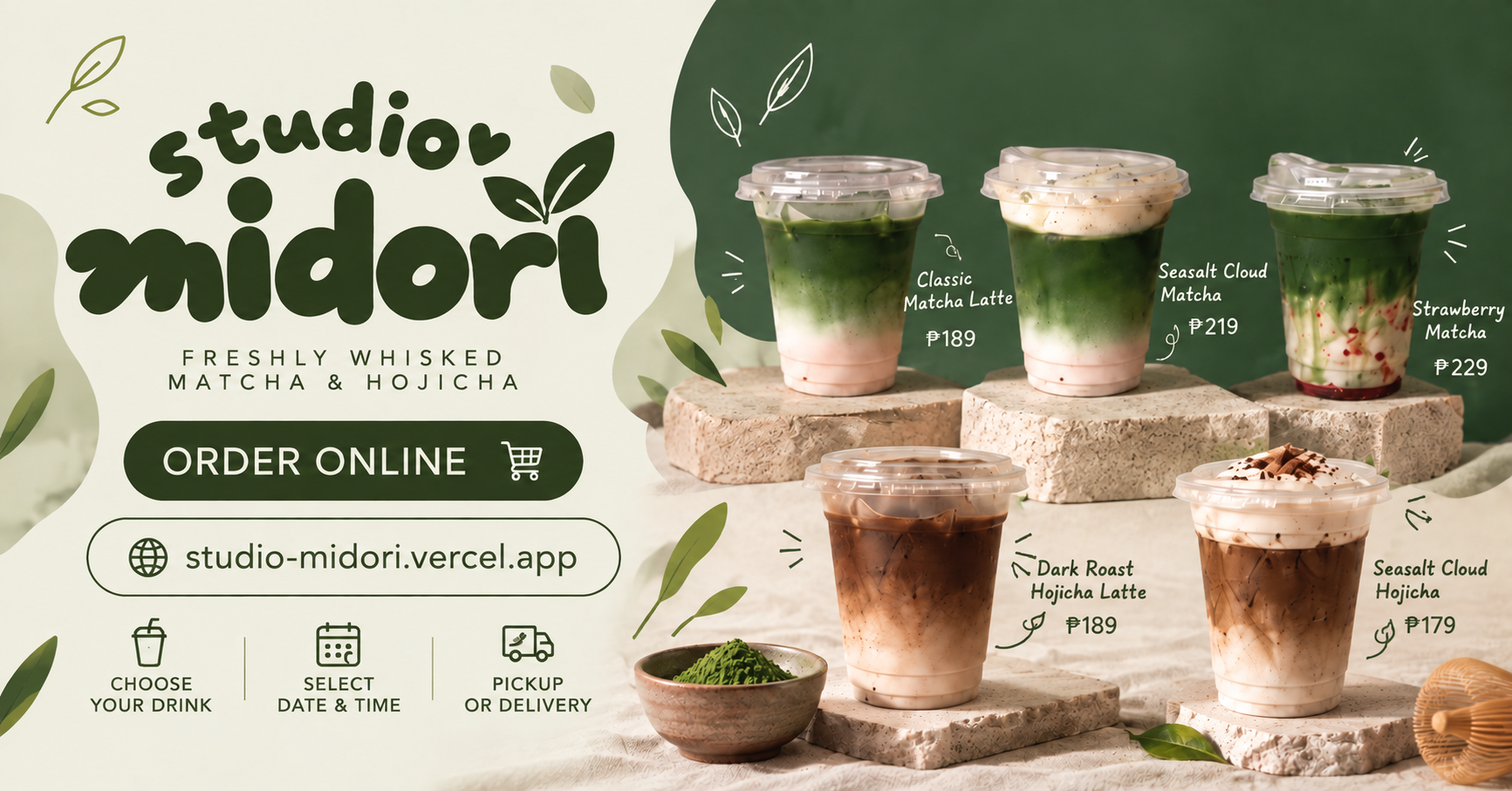 Studio Midori Handcrafted Drinks